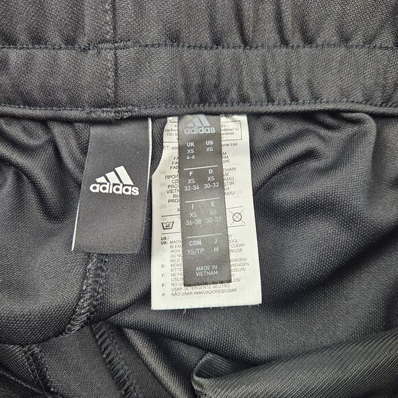 Adidas Climalite Warm-Up‎ Womens XS Knit Regular 3-Stripes Track Pants Zip Cuffs - Picture 5 of 11